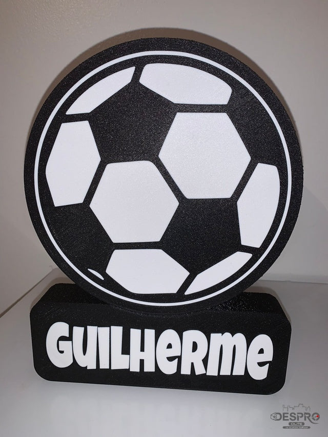 Lámpara LED Balón de fútbol con nombre — Despro
