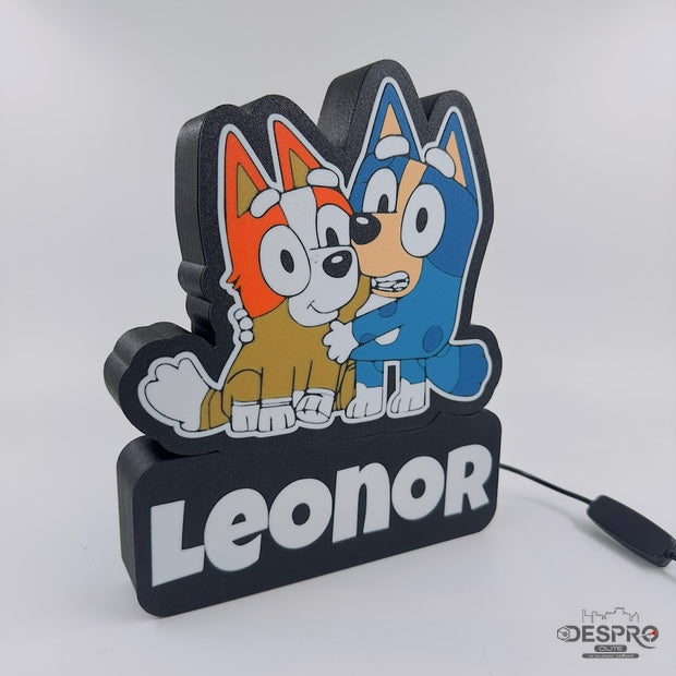 Lámpara LED Bluey y Bingo — Despro