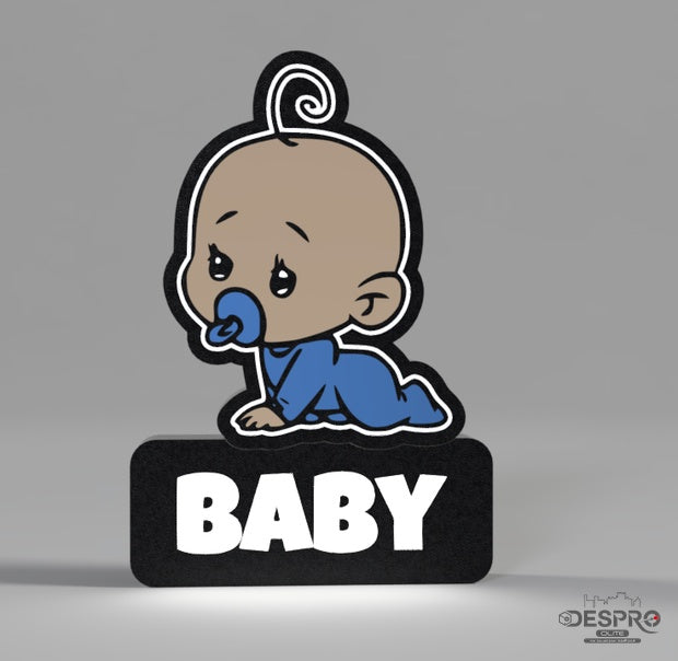 Lámpara LED Bebé con nombre — Despro