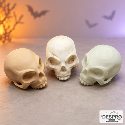 Calavera Decorativa de Halloween Impresa en 3D — vista de estudio | Despro