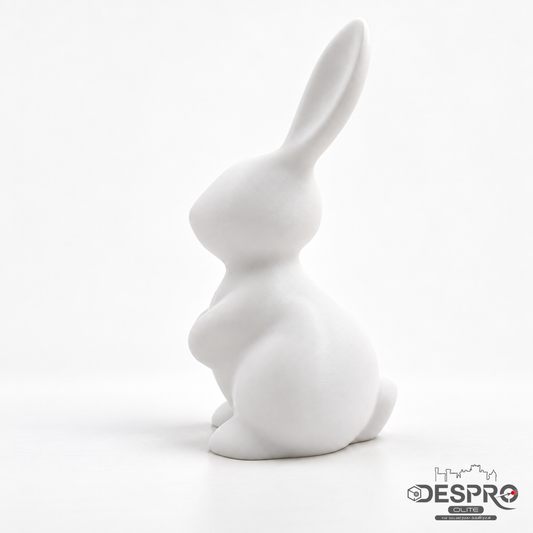 Conejo de Pascua – Decoración impresa en 3D — vista lateral | Despro