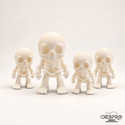Llavero esqueleto articulado impreso en 3D — vista de estudio | Despro