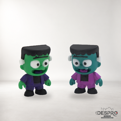 Llavero monstruo estilo Frankenstein impreso en 3D — vista de estudio | Despro