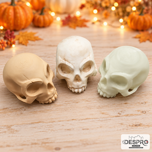 Calavera Decorativa de Halloween Impresa en 3D — ambientación | Despro