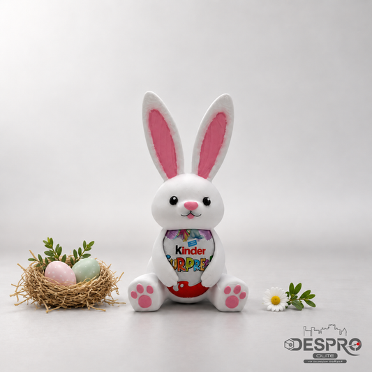 Conejo de Pascua para huevo Kinder — vista frontal | Despro