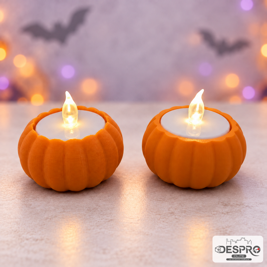 Portavelas LED Calabaza de Halloween — ambientación de Halloween | Despro