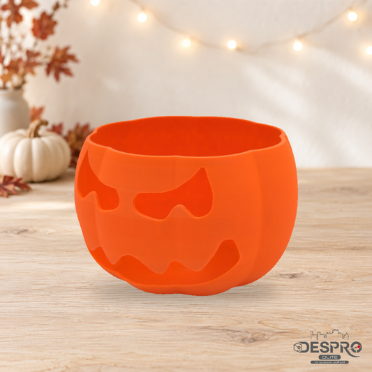 Cuenco calabaza de Halloween impreso en 3D — ambientación en hogar | Despro