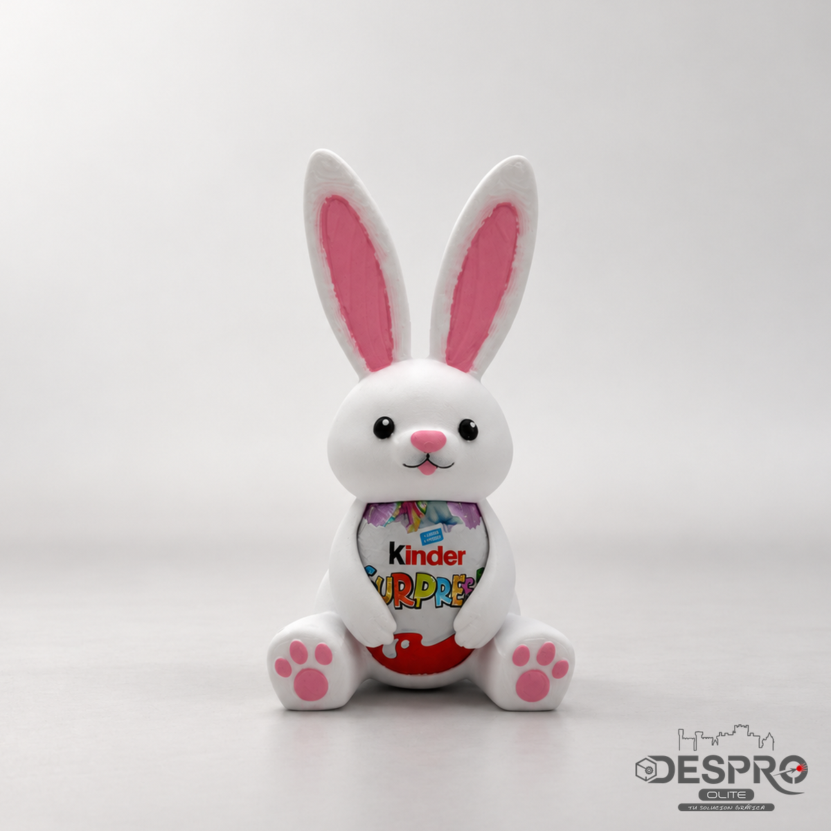 Conejo de Pascua para huevo Kinder — ambientación | Despro