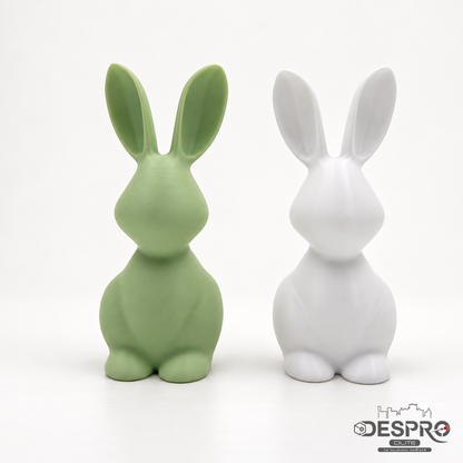 Conejo minimalista de Pascua — vista frontal | Despro