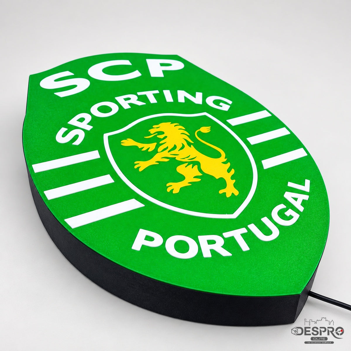 Lámpara LED Sporting CP — escudo — Despro