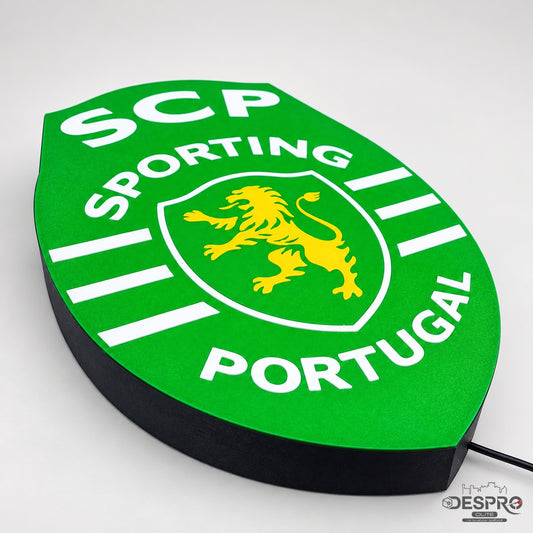 Lámpara LED Sporting CP — escudo — Despro