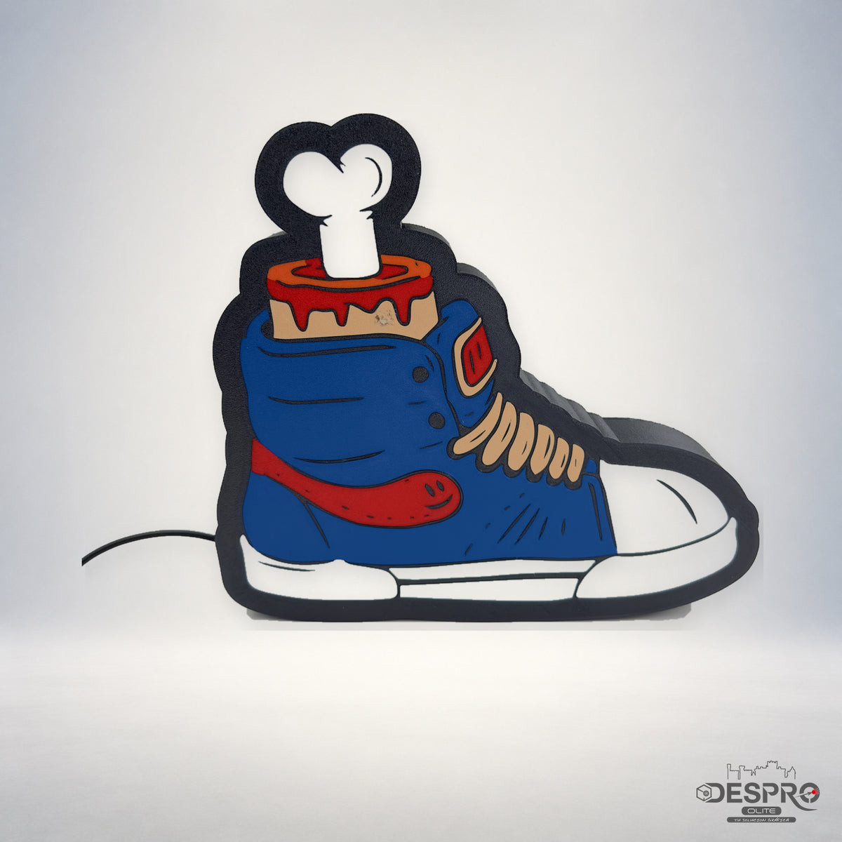 Lámpara LED Zapatilla graffiti — Despro