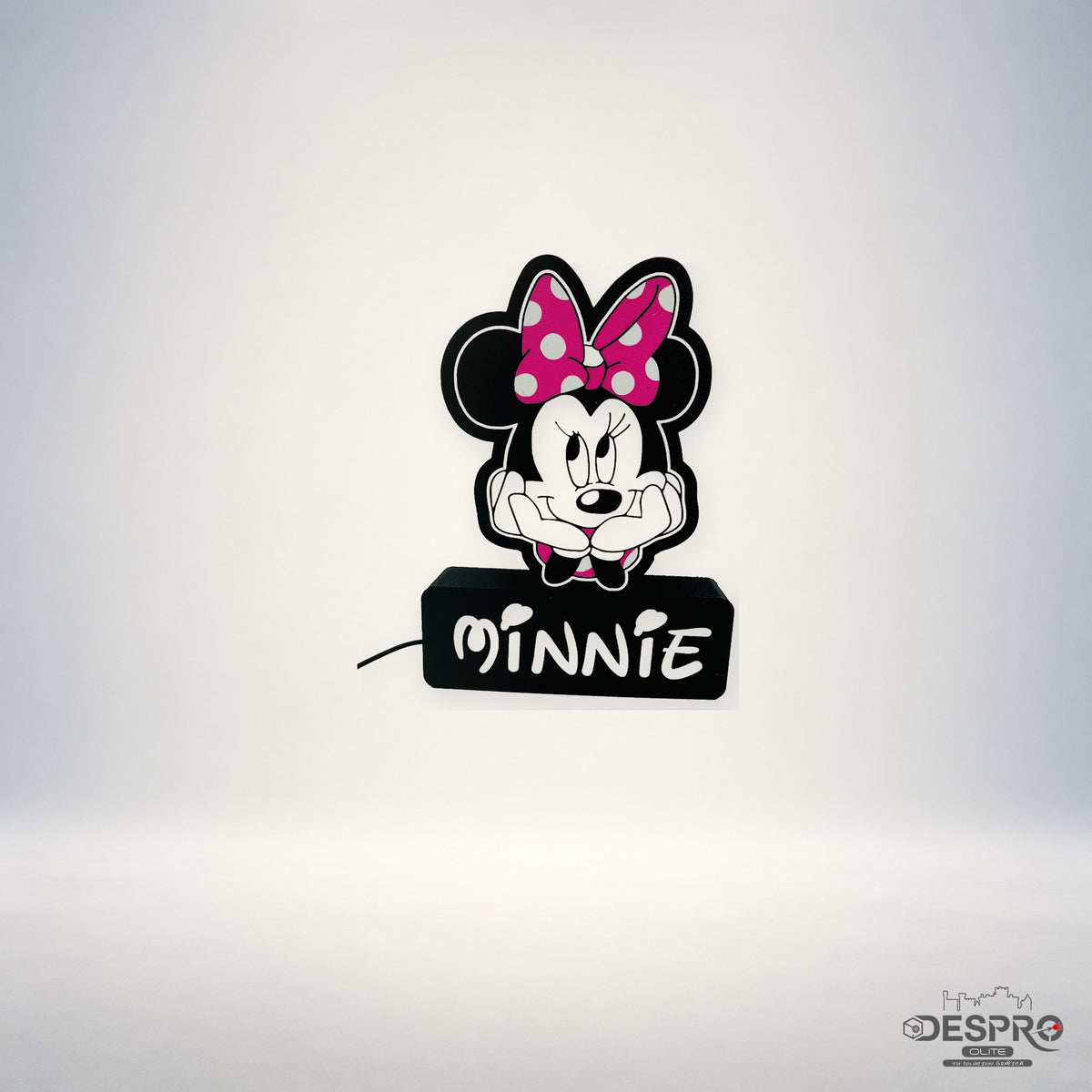 Lámpara LED Minnie con nombre — Despro
