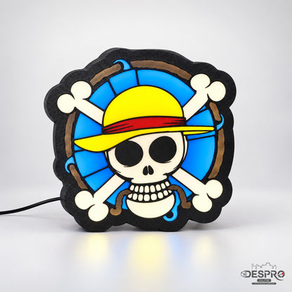 Lámpara LED One Piece — bandera de Luffy — Despro