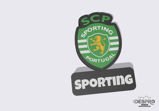 Lámpara LED Sporting CP con base — Despro
