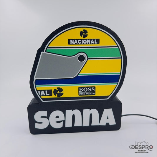 Lámpara LED Ayrton Senna — casco — Despro