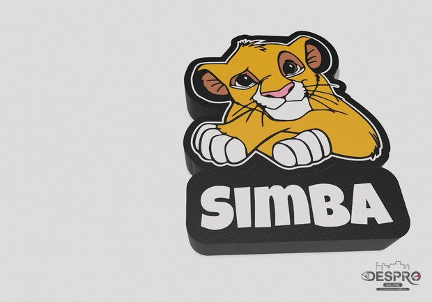 Lámpara LED Simba de El Rey León — Despro