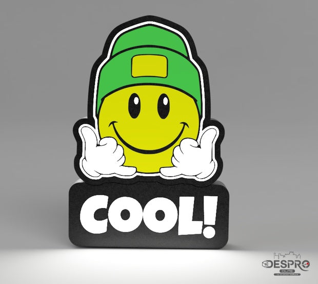 Lámpara LED Cool — cara sonriente — Despro