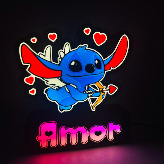 Lámpara LED Stitch Amor — imagen del producto | Despro